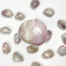 Load image into Gallery viewer, Pink Tourmaline in Quartz (Tumbled Stone)
