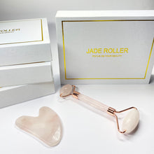 Load image into Gallery viewer, Jade Roller with Gua Sha
