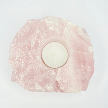 Load image into Gallery viewer, Rose Quartz Tealight Holder
