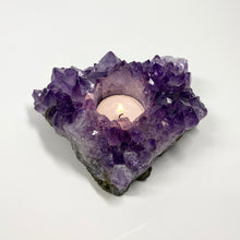 Load image into Gallery viewer, Amethyst Tealight Holder - 02
