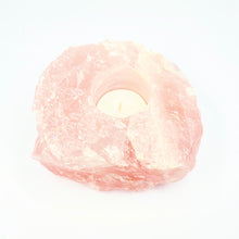 Load image into Gallery viewer, Rose Quartz Tealight Holder
