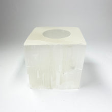 Load image into Gallery viewer, Selenite Tealight Holder - Square
