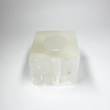 Load image into Gallery viewer, Selenite Tealight Holder - Square
