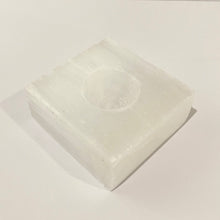 Load image into Gallery viewer, Selenite Tealight Holder - Square

